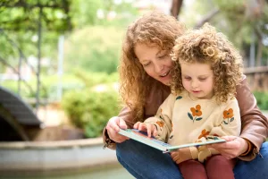 Build your child's vocabulary by reading aloud to them.